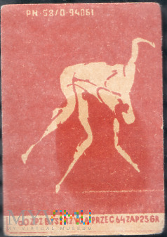 Etykieta zapałczana 1960 r.