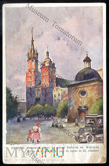 Kraków - Kościół Mariacki - 1920/30-te