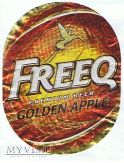 freeq premium beer golden apple