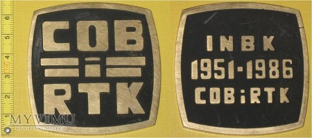 Medal kolejowy - firmowy COBiRTK