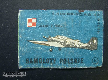Etykieta - Samoloty polskie - 