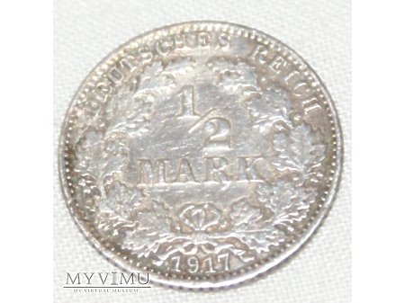 1/2 marki 1917 A srebro