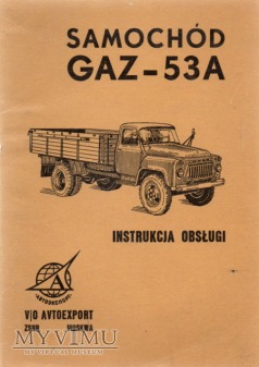 GAZ-53 A. Instrukcja obsługi z 1970 r.