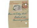 Połówka kartki pocztowej- 1929
