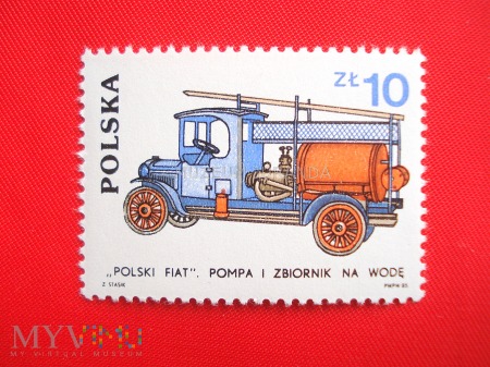Duże zdjęcie "Polski Fiat"pompa i zbiornik na wodę