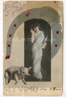 Duże zdjęcie Świnka Noworoczna - 1905