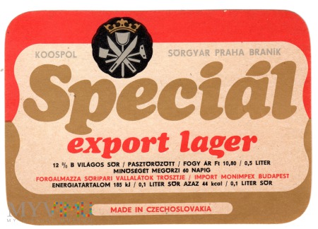 Speciál Export Lager