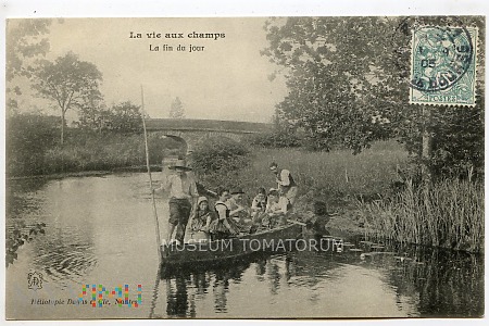 Życie na wsi - Koniec dnia - 1905