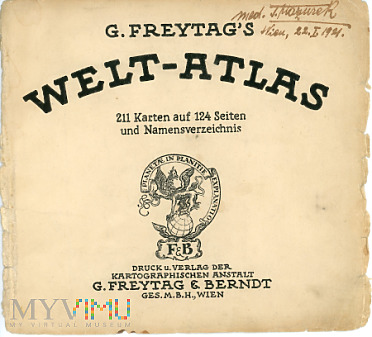 Duże zdjęcie Freytag's Welt-Atlas, przed 1921