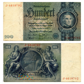 Duże zdjęcie 100 Reichsmark 1935 (J•4619792)