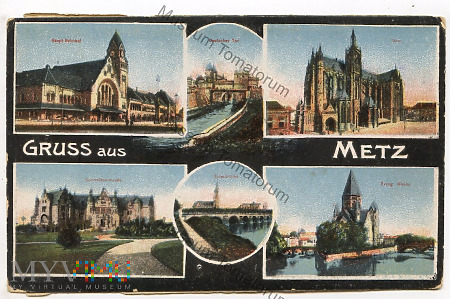 Duże zdjęcie Metz - Gruss aus - pocz. XX w.