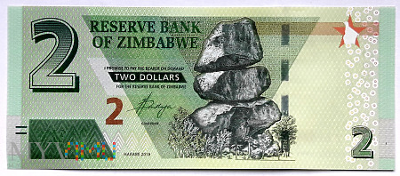 Zimbabwe 2 $ 2019