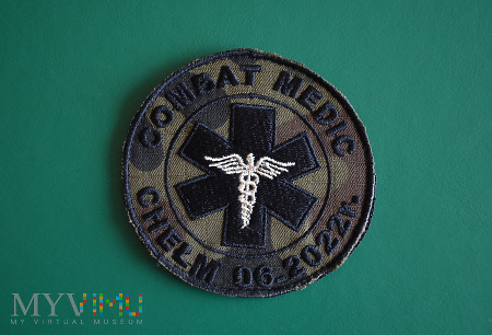 Oznaka WOT - combat medic, Chełm 06.2022r.