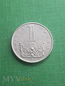 Duże zdjęcie Czechy- 1 korona 2001 r.