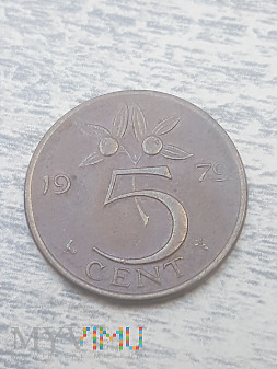 Holandia- 5 centów 1979 r.