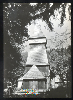 Duże zdjęcie Białka Tatrzańska - Zabytkowy kościółek - 1965