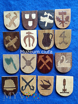 Symbole rzemieślników (Handwerker-Wappen)