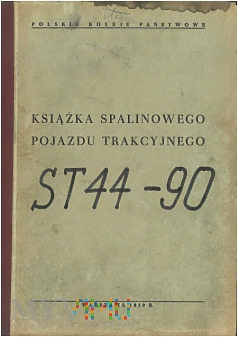 ST44-090 Książka spalinowego pojazdu trakcyjnego