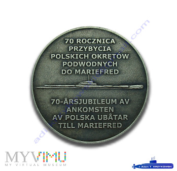 Medal z okazji 70-lecia internowania polskich op