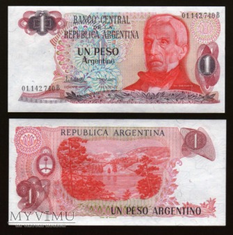 Argentina - P 311 - 1 Pesos Argentinos - 1983