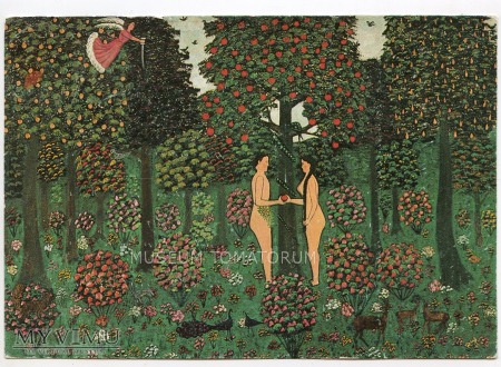 Ludwig v. Zumbusch - Adam i Ewa z jabłuszkiem