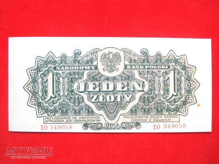 1 złoty 1944 rok