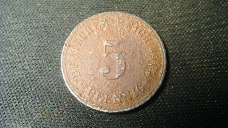 Duże zdjęcie 5 pfennig 1914 Rzesza Niemiecka