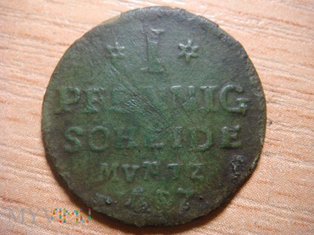 1 Pfennig ANHALT-BERNBURG 1757