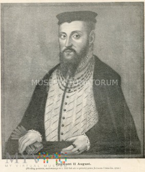 król Zygmunt II August - mal. Cranach