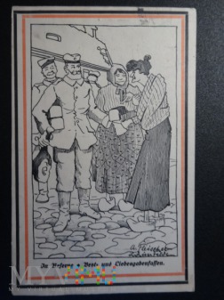 Kartka Pocztowa - z lat I wojny
