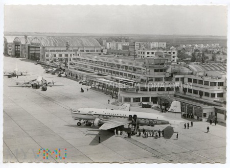 Paryż - Aeroport de Le Bourget - lata 50-te