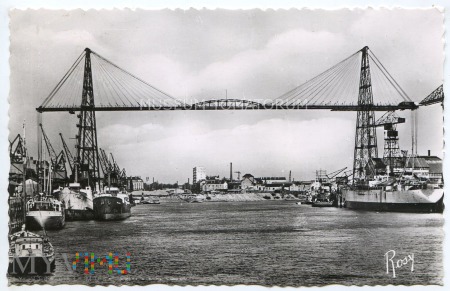 Nantes - Most promowy nad Loarą - lata 50-te