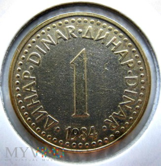 1 dinar 1984 r. Jugosławia