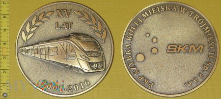 Medal kolejowy-przewozowy PKP SKM Trójmiasto