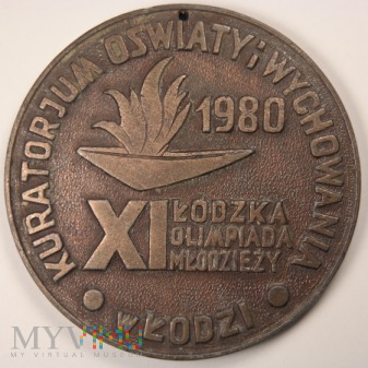 Duże zdjęcie 1980 - 331ł Br - XI Łódzka Olimpiada Młodzieży