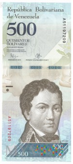 Wenezuela - 500 boliwarów (2016)