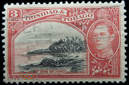 Duże zdjęcie Trynidad i Tobago 3c Jerzy VI