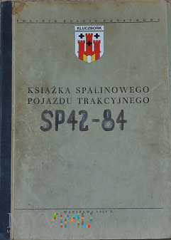 SP42-84 Książka spalinowego pojazdu trakcyjnego
