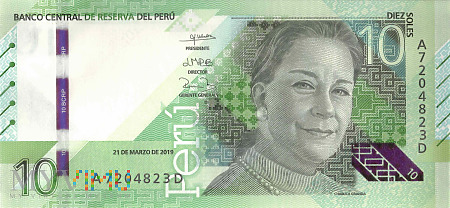 Peru - 10 soli (2019)