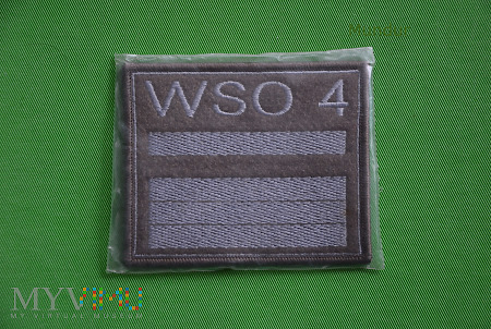 Oznaka stopnia na kurtkę - WSO 4