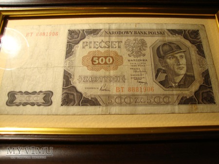 500 zł 1948 s. BT