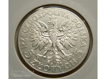 Duże zdjęcie RP- 5 złoty rok 1934