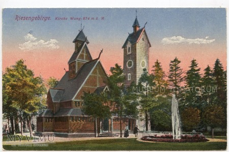 Karkonosze - Bierutowice, Świątynia Wang - ok.1919