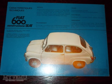 Prospekt SEAT/FIAT 600