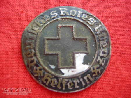 Odznaka niemieckiego czerwonego krzyża.