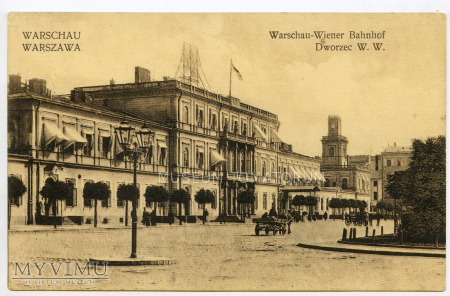 Duże zdjęcie W-wa - Dworzec Wiedeński - 1916
