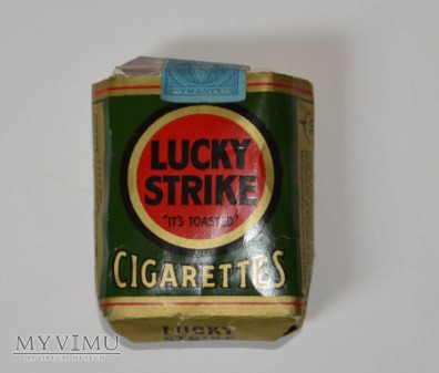 Lucky strike cigarettes box