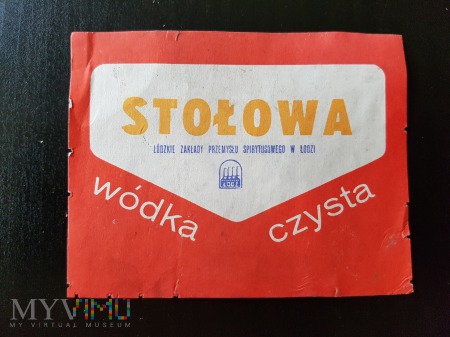 Wódka Stołowa czytsa - Etykieta