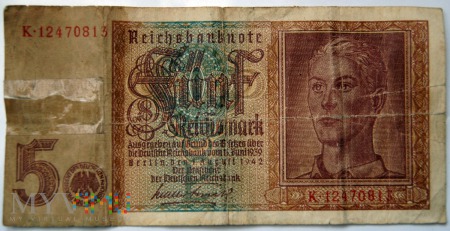 Niemcy, 5 reichsmark 1942