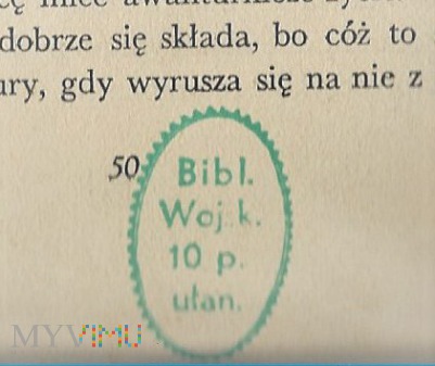 Bibl.Wojskowa 10 Pułku Ułanów.